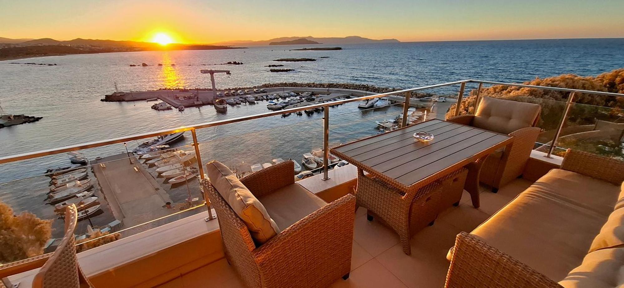 Apartamento Panoramic Sea View La Canea Exterior foto