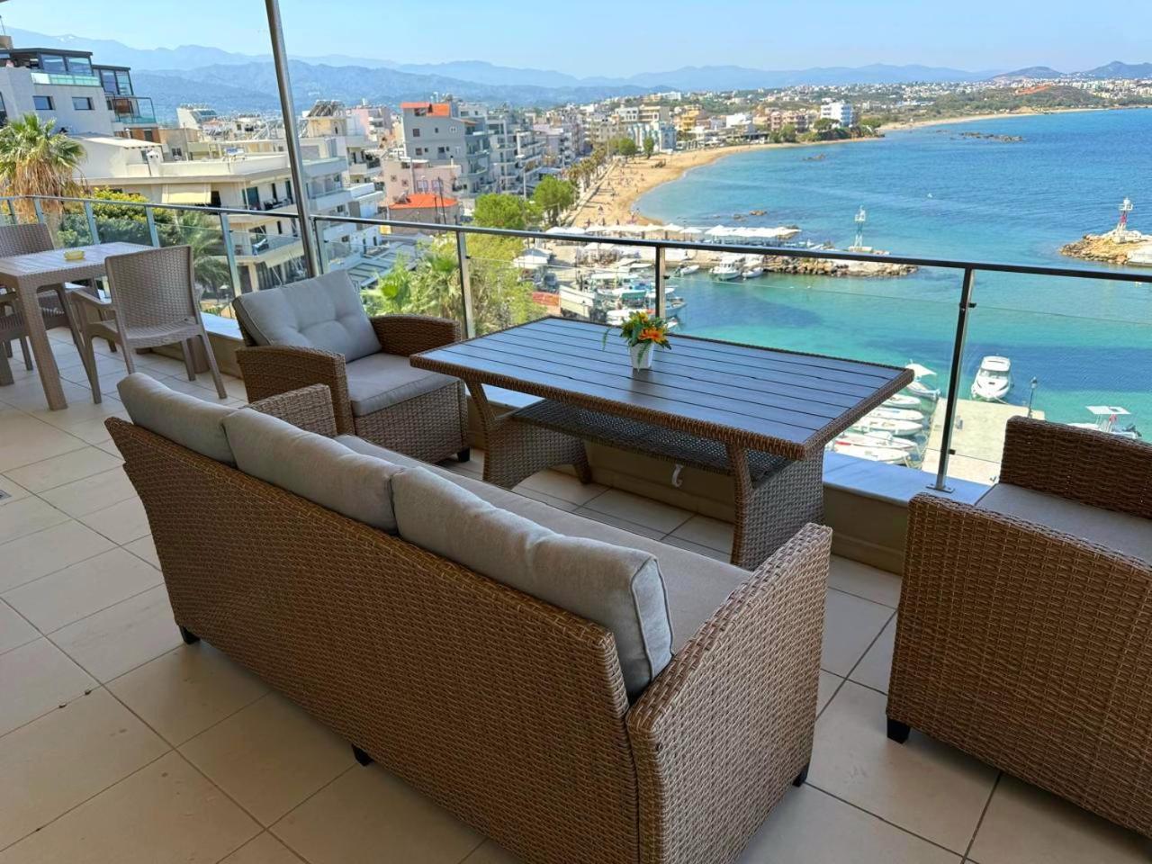 Apartamento Panoramic Sea View La Canea Exterior foto